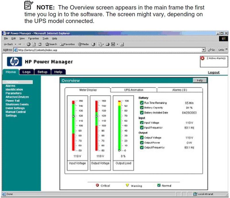HP R5500 XR UPS voltage